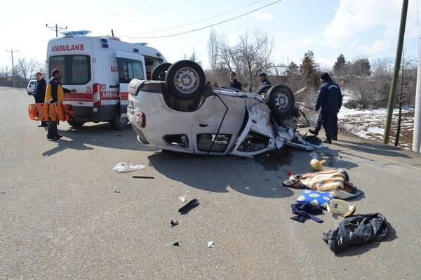 Elazığ'da kaza: 1 ölü 4 yaralı