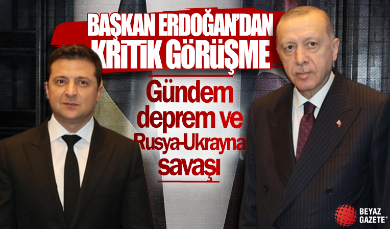 Başkan Erdoğan Zelenski ile görüştü