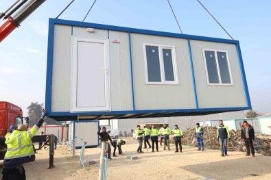 Bursa'nin Konteyner Kentinde Kurulum Basladi