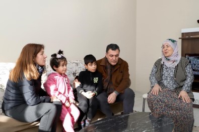 Baskan Demir, Depremzede Ailelerle Bir Araya Geldi