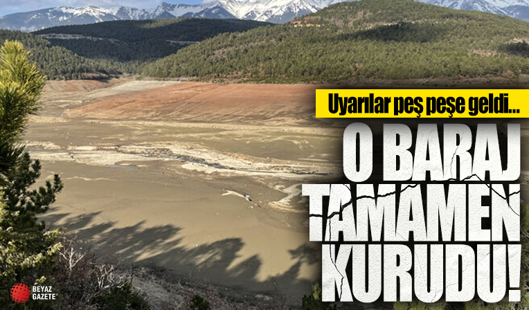 Bursa Nilüfer Barajı tamamen kurudu: İşte çarpıcı görüntüler! Vatandaşlara önemli çağrı