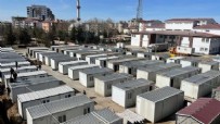 ELBİSTAN DEPREM - Elbistan'da kurulan konteyner kent, 16 bin depremzedeyi ağırlayacak