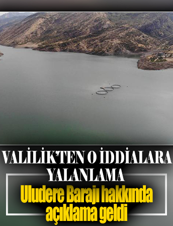 Şırnak Valiliği'nden Uludere Barajı'na ilişkin iddialara yalanlama