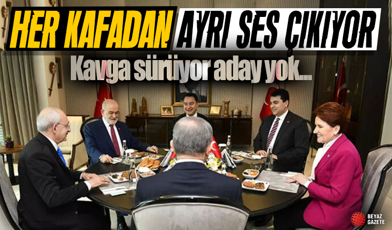 6'lı masada adaylık krizi çözülemedi: Toplu görüş ortak aday