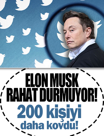 Elon Musk durmuyor! Twitter, 200 kişiyi daha işten çıkardı