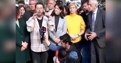 HDP tiyatrosuna Buldan'ın koruması bile tahammül edemedi