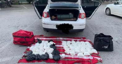 Mersin’de 43 kilo 884 uyuşturucu ele geçirildi