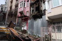 Sisli'de 2 Katli Metruk Bina Çöktü