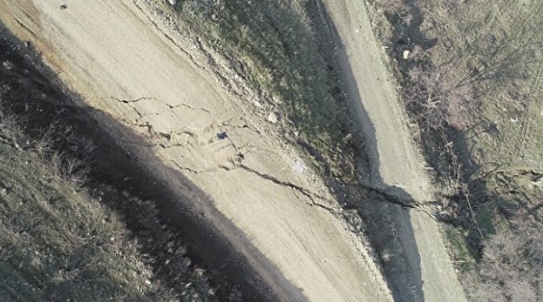 Dağların arasında fark edildi: Dehşete düşüren görüntüler havadan kaydedildi