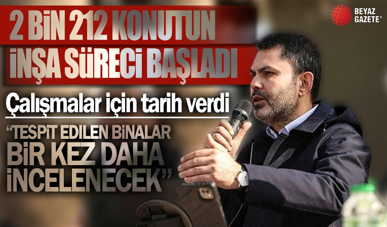 Bakan Kurum açıkladı! Daha önce tespit yapılan yapılarda yine inceleme yapılacak