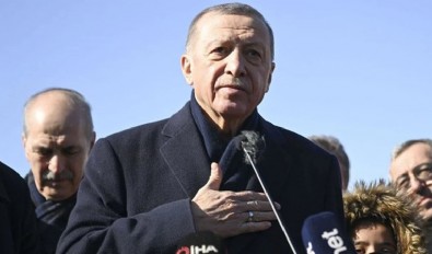 Başkan Erdoğan, deprem bölgesinde incelemede bulunmak üzere Elbistan'a gitti