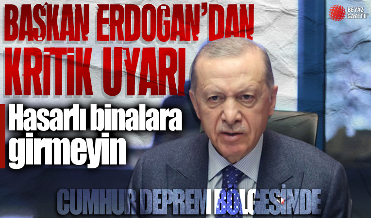 Cumhurbaşkanı Erdoğan: TOKİ deprem sınavını geçti
