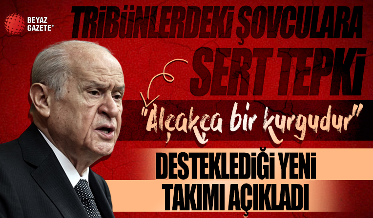 MHP Lideri Devlet Bahçeli slogan provokasyonuna sert tepki! 
