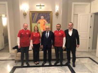 Ukrayna Büyükelçisi Bodnar'dan TFF Baskani Mehmet Büyükeksi'ye Ziyaret