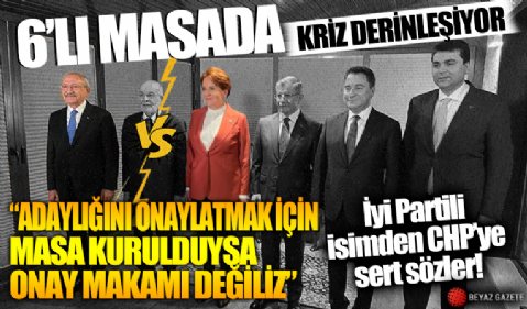 İYİ Parti Genel Başkan Yardımcısı Ümit Özlale: Kemal Bey'in adaylığını onaylatmak için masa kuruldu ise onay makamı değiliz!