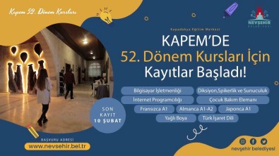 KAPEM'de Kurs Kayitlari Basladi