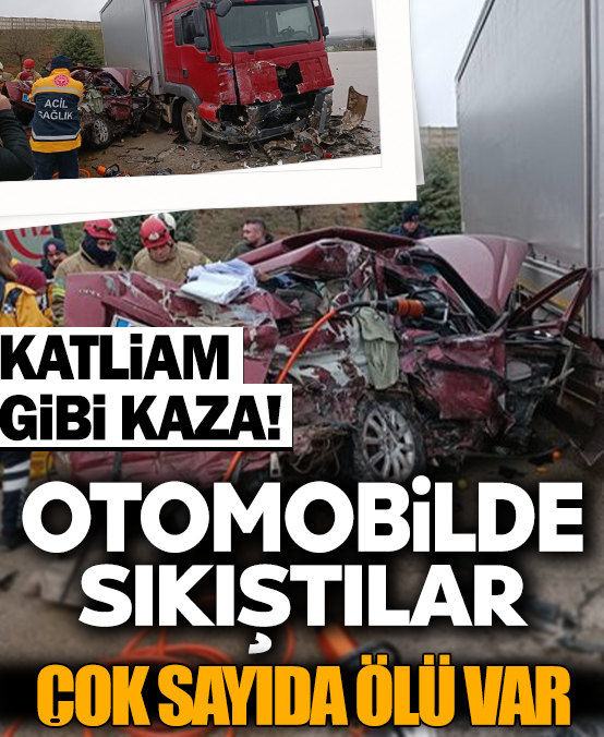 Çanakkale-Bursa karayolunda katliam gibi kaza: 5 ölü