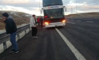 Otobüs Ariza Yapinca Eksi 5 Derecede 4.5 Saat Beklediler