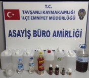 Tavsanli'da 36,5 Litre El Yapimi Içki Ele Geçirildi