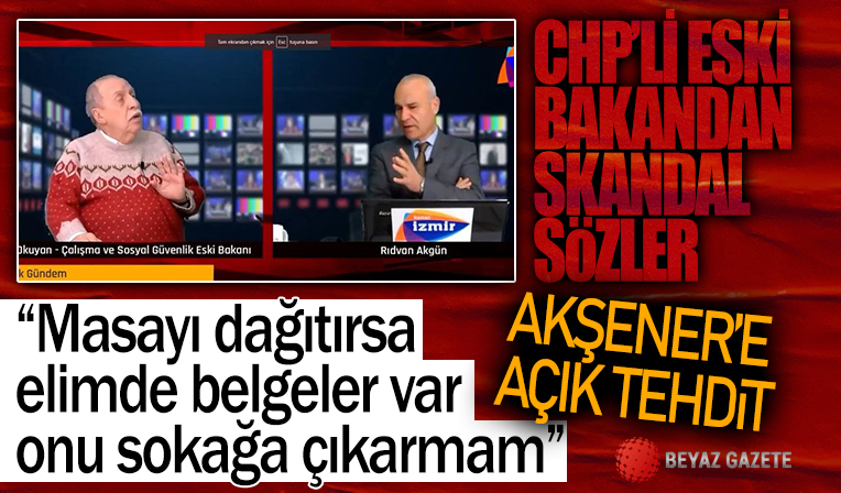 Eski CHP'li bakandan Akşener'e açık tehdit! 'Elimde belgeler var hepsi açıklarım'