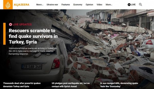Kahramanmaraş'taki depremler dünyanın gündeminde: 'Geçtiğimiz yüzyılın en büyüğü'