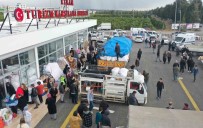 Baskan Gözyaslarini Tutamadi, Erdemli'den 35 Araçlik Yasam Destegi Gönderildi