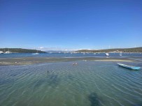 Seferihisar'da Deniz 25 Metre Çekildi