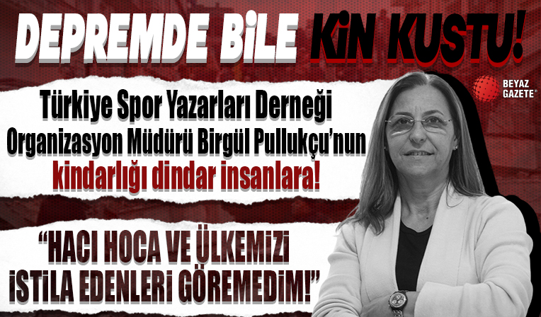 Türkiye Spor Yazarları Derneği Pullukçu'nun kindarlığı dindar insanlara