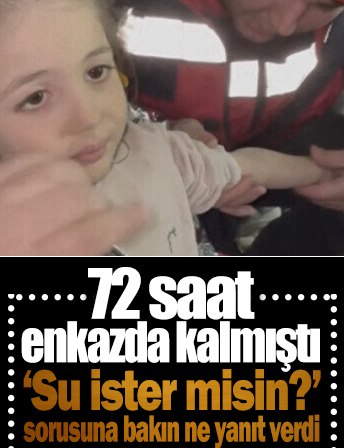 Yer Hatay: Mucize çocuk Hazal ‘Su ister misin?’ sorusuna bakın ne yanıt verdi!