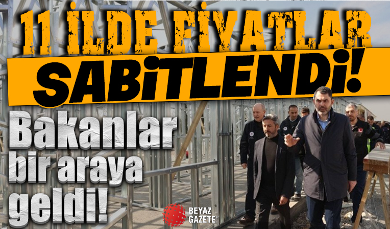 11 ilde fiyatlar sabitlendi! Bakan Kurum: Hep birlikte bu süreci yürütmek zorundayız