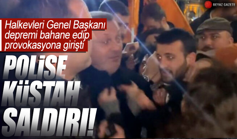 Ankara'da provokasyon! Halkevleri Genel Başkanı Nebiye Merttürk polise saldırdı