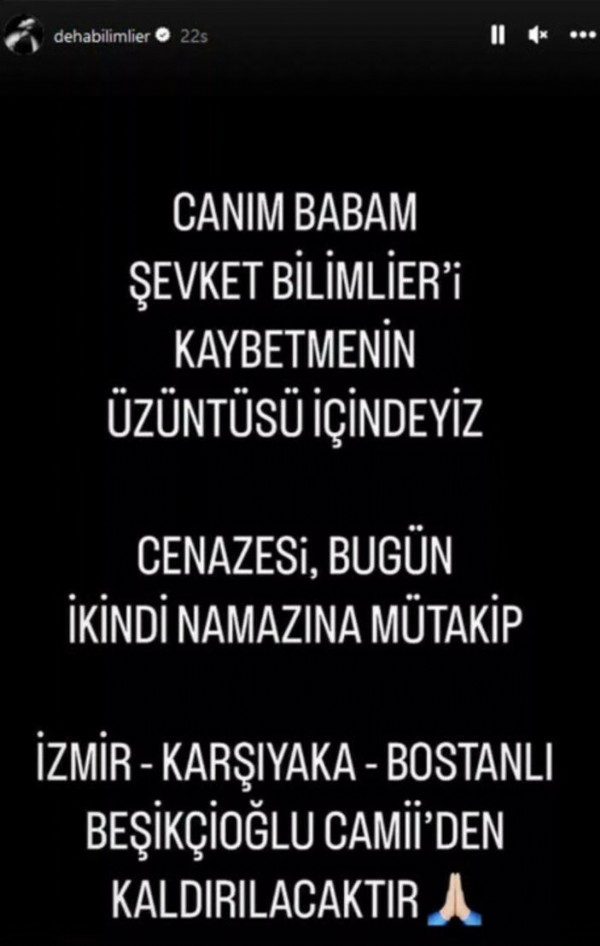 Deha Bilimlier’in acı günü