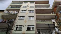  İSTANBUL BAHÇELİEVLER - Bahçelievler'de apartmanın balkonu çöktü!