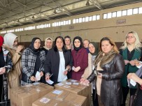 Bursali Ak Kadinlardan Hatay'a 550 Koli Mutfak Malzemesi