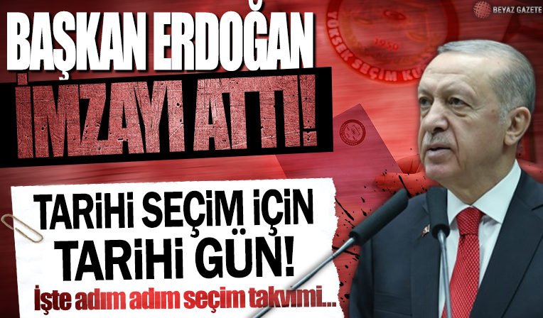 Seçim 2023 ne zaman yapılacak? Başkan Erdoğan seçim kararını imzaladı