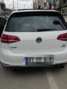 Abarti Egzoz Tespit Edilen 4 Araca 16 Bin Lira Ceza