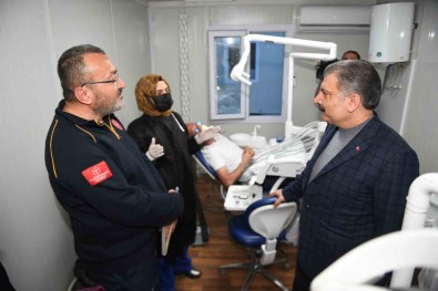 Bakan Koca Açiklamasi 'Hatay'da Konteyner Hastaneyi Bakanlik Olarak 6 Mart'ta Devralarak Hizmete Basladik'