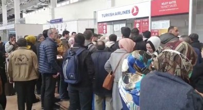 THY'nin TK 7575 Sefer Sayili Uçagi Erzurum Havalimani Inisinde Tehlike Atlatti