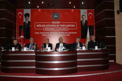 Erzurum'da 'Seçim Bölge Güvenlik Toplantisi' Düzenlendi