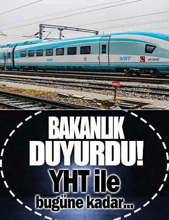 Bakanlık açıkladı! YHT ile bugüne kadar 71 milyon yolcu seyahat etti