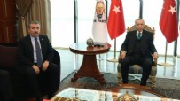  BAŞKAN ERDOĞAN MUSTAFA DESTİCİ - Başkan Erdoğan, Destici'yi kabul etti
