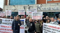  KARABAĞLAR - İzmir’de CHP’li belediyeye konut protestosu! 'Enkaz altında kalınca mı sesimizi duyacaksınız?'