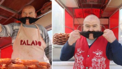 25 yıldır bıyıklarını kesmiyor: Pala lakaplı tatlıcıyı gören dönüp bir daha bakıyor