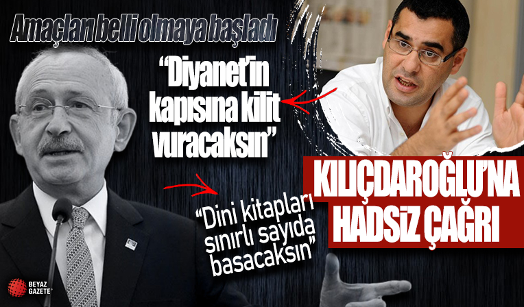 CHP yandaşı Enver Aysever'den Kılıçdaroğlu'na hadsiz çağrı: Diyanet'in kapısına kilit vuracaksın