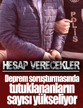 Deprem soruşturmasında 279 kişi tutuklandı!