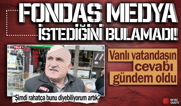 Vanlı vatandaş TELE 1 muhabirinin sorusuna verdiği cevapla gündem oldu: Şimdi rahatça ben Kürt'üm diyebiliyorum