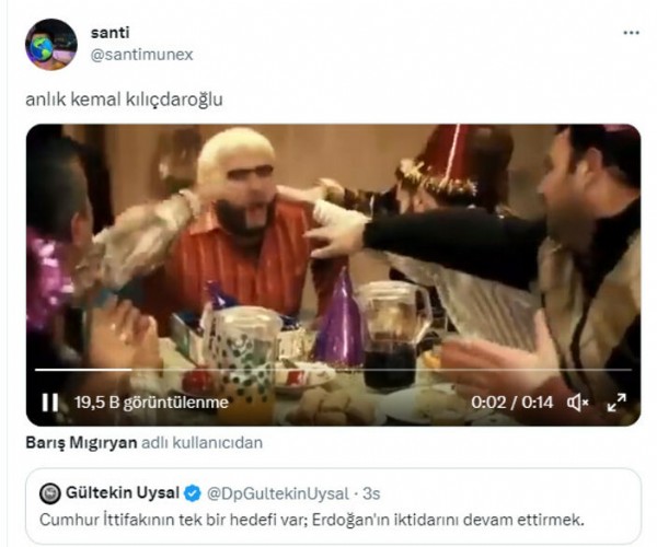 Gültekin Uysal'ın seçim analiz tweet'i dalga konusu oldu