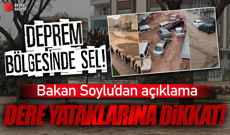 Süleyman Soylu'dan sel felaketine ilişkin açıklama!