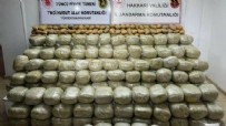 Hakkari'de arazide 650 kilo uyuşturucu ele geçirildi