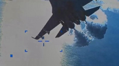 Rus uçaklarının ABD İHA'sını düşürdüğü anlar ortaya çıktı